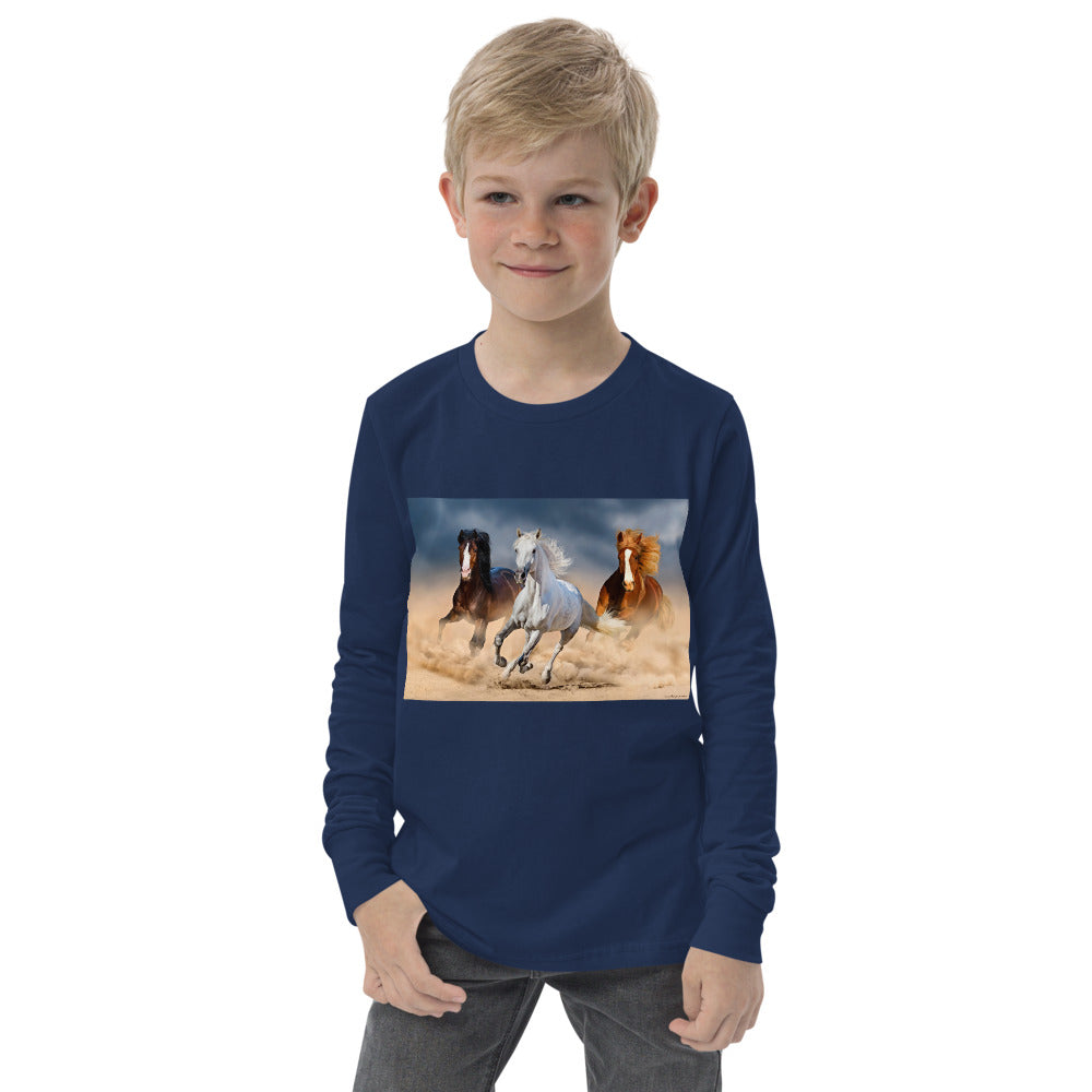Premium Soft Long Sleeve - Wild Horses