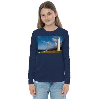 Premium Soft Long Sleeve - North Point Lighthouse: Big Island Hawaii