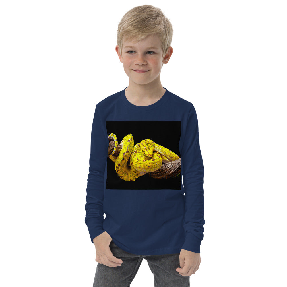 Premium Soft Long Sleeve - Yellow Green Tree Python
