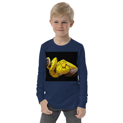 Premium Soft Long Sleeve - Yellow Green Tree Python