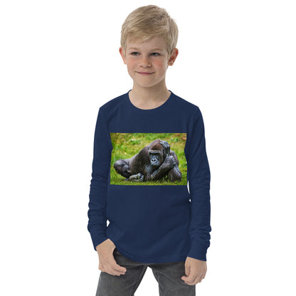 Premium Soft Long Sleeve - Gorilla in the Grass
