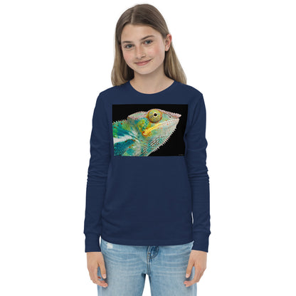 Premium Soft Long Sleeve - Chameleon Close Up