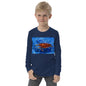Premium Soft Long Sleeve - Sea Turtle in Blue Water