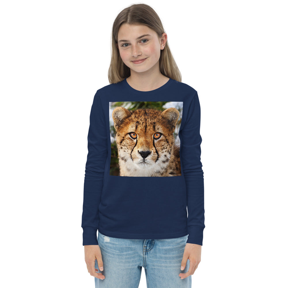 Premium Soft Long Sleeve - Cheetah Stare