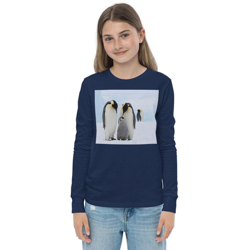 Premium Soft Long Sleeve - FRONT & BACK: Emperor Penguins