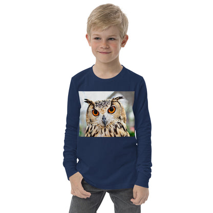 Premium Soft Long Sleeve - FRONT & BACK: Owls