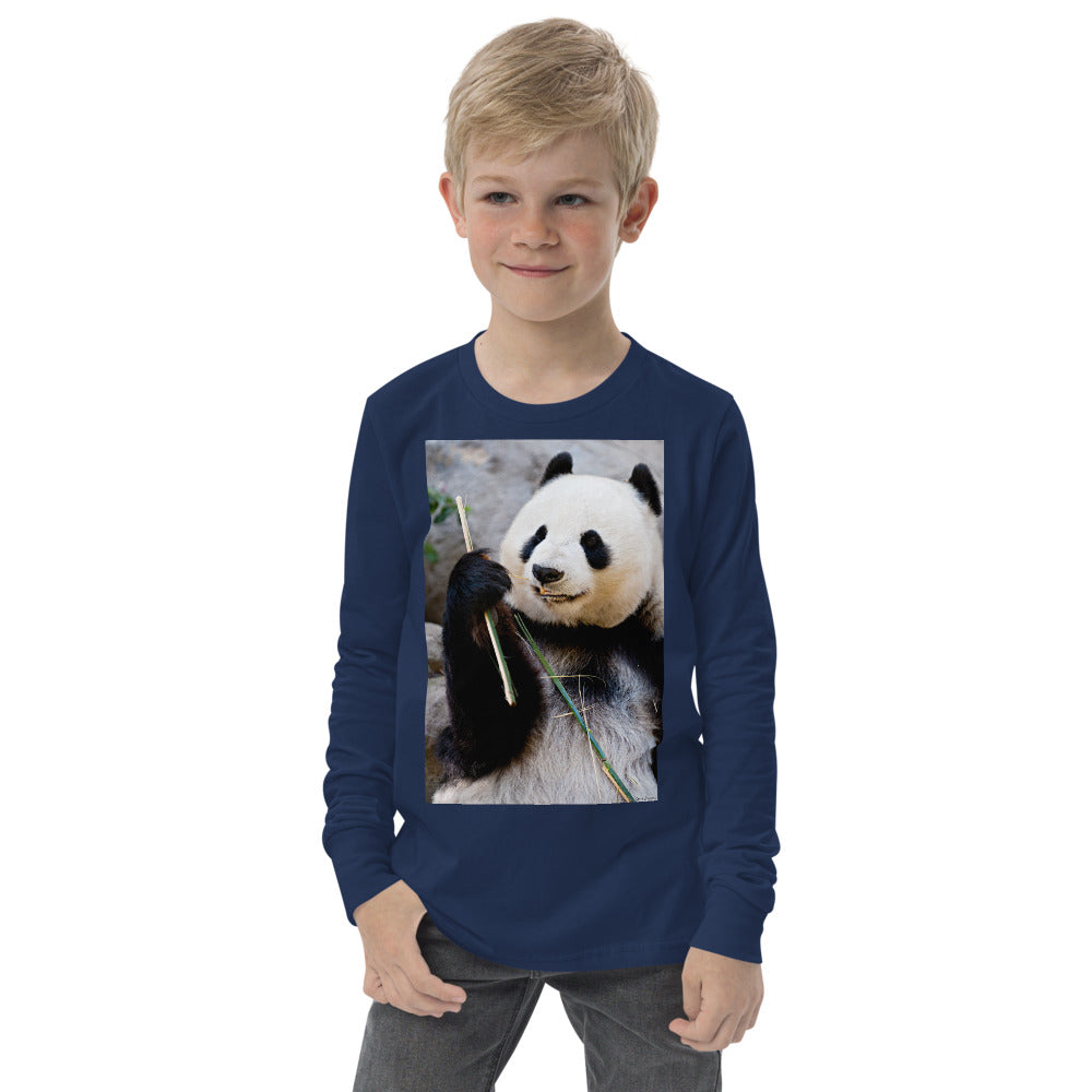 Premium Soft Long Sleeve - FRONT & BACK: Pandas