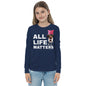 Premium Long Sleeve - FRONT & BACK: All Life Matters - End Racism