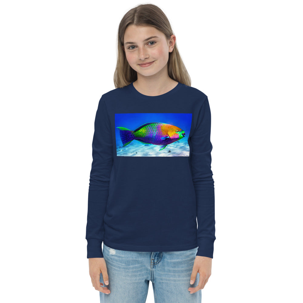 Premium Soft Long Sleeve - Parrot Fish