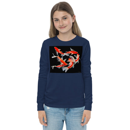 Premium Soft Long Sleeve - Six Koi