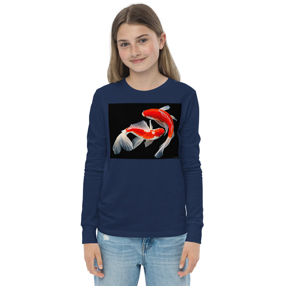 Premium Long Sleeve - Two koi