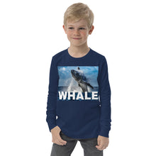 Load image into Gallery viewer, Premium Soft Long Sleeve - Humpback Whale Playing
