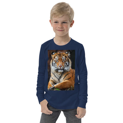 Premium Soft Long Sleeve - FRONT Only: Big Tiger