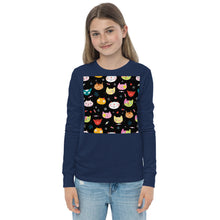 Load image into Gallery viewer, Premium Soft Long Sleeve - Cat Faces
