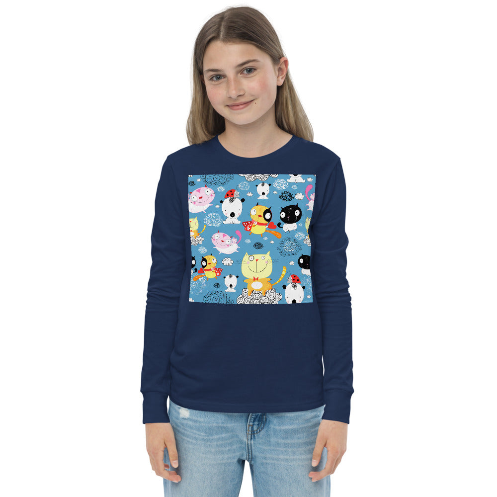 Premium Soft Long Sleeve - Happy Cats