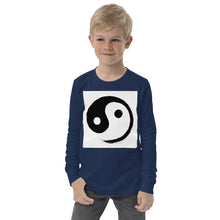 Load image into Gallery viewer, Premium Soft Long Sleeve - Ink Brush Yin Yang
