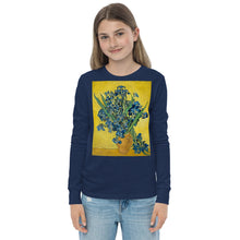 Load image into Gallery viewer, Premium Soft Long Sleeve - van Gogh: Irises in a Vase
