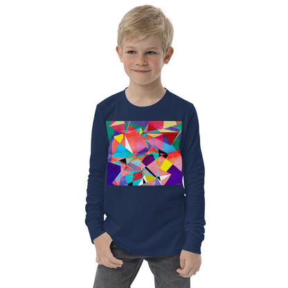 Premium Soft Long Sleeve - Abstract Triangles