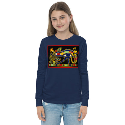 Premium Long Sleeve - Original Eye of Horus Papyrus: Color Restoration
