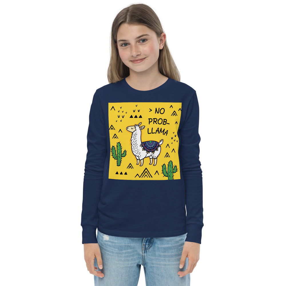 Premium Long Sleeve - NO PROB-LLAMA