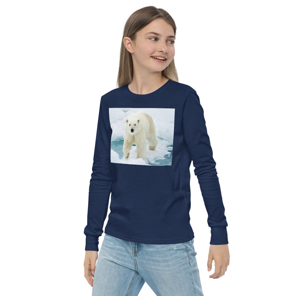 Premium Soft Long Sleeve - Polar Bear on Ice
