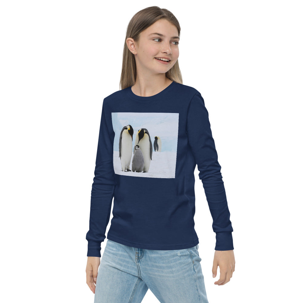 Premium Soft Long Sleeve - Penguin Family
