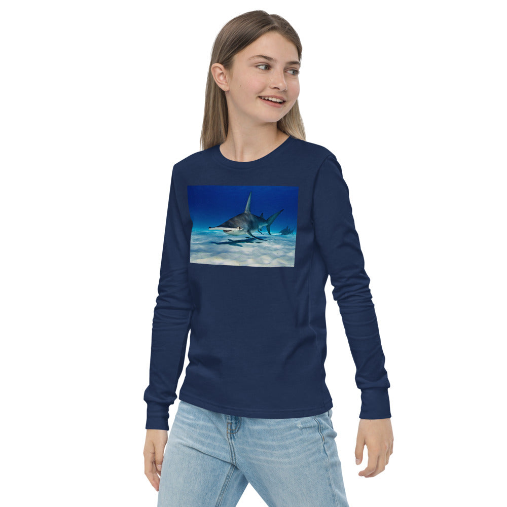 Premium Soft Long Sleeve - Swimming with Hammerheads