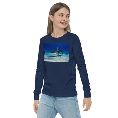 Premium Soft Long Sleeve - Swimming with Hammerheads