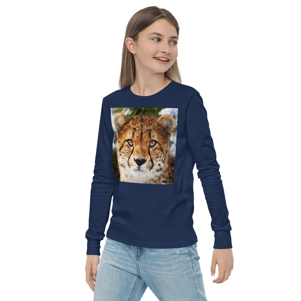 Premium Soft Long Sleeve - Cheetah Stare