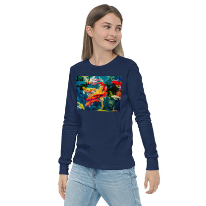 Premium Soft Long Sleeve - Koi Pond