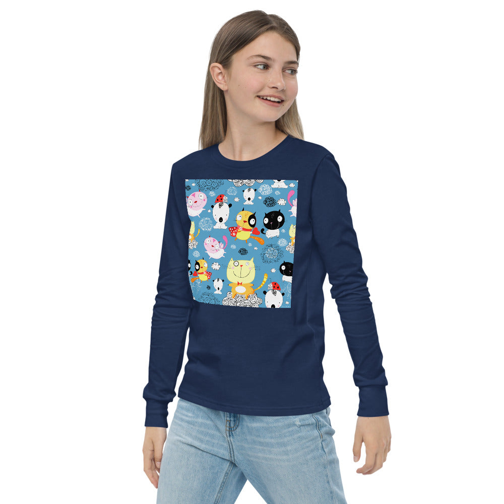 Premium Soft Long Sleeve - Happy Cats