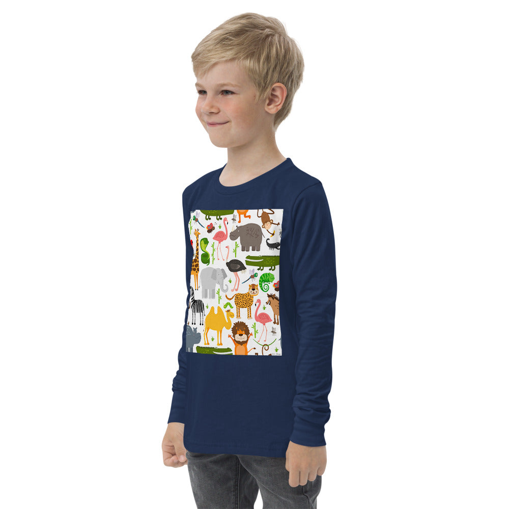 Premium Soft Long Sleeve - It's All Happening at the Zoo