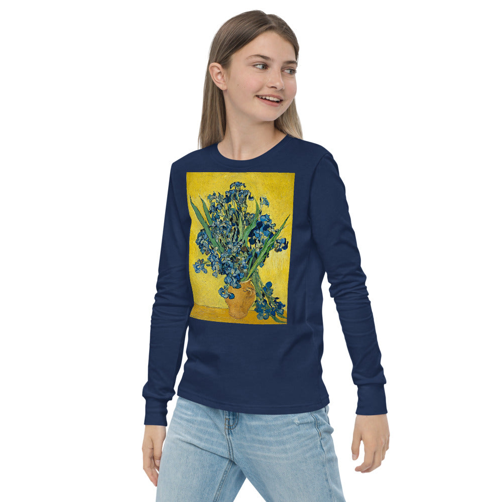 Premium Soft Long Sleeve - van Gogh: Irises in a Vase