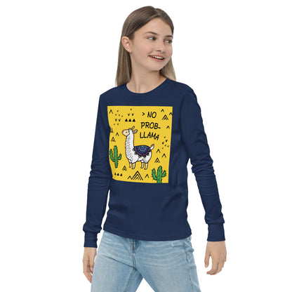 Premium Long Sleeve - NO PROB-LLAMA