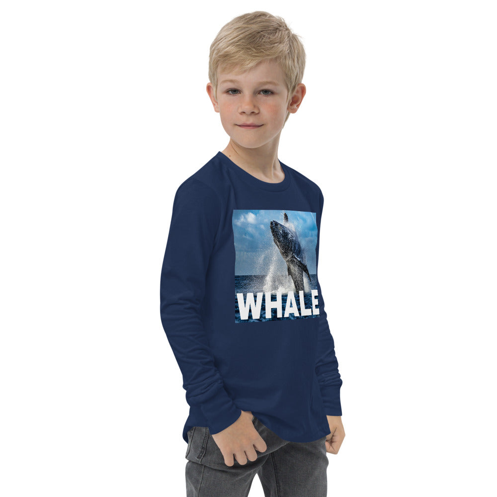 Premium Soft Long Sleeve - Humpback Whale Playing