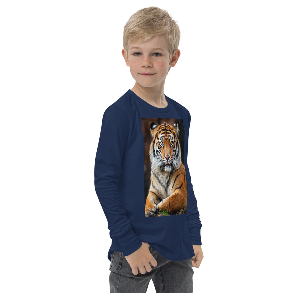 Premium Soft Long Sleeve - FRONT Only: Big Tiger