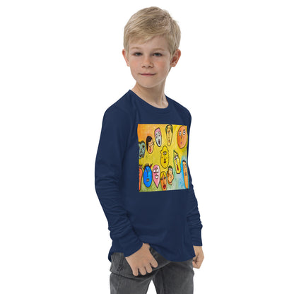 Premium Soft Long Sleeve - Funny Faces