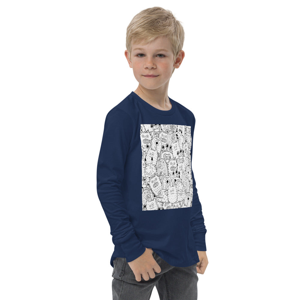 Premium Soft Long Sleeve - Funny Monsters