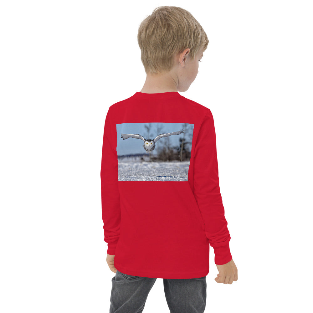 Premium Soft Long Sleeve - FRONT & BACK: Owls