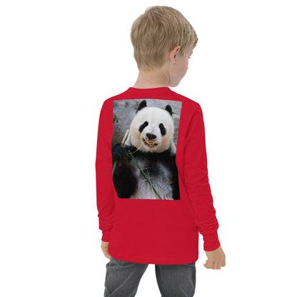 Premium Soft Long Sleeve - FRONT & BACK: Pandas