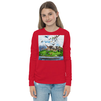 Premium Soft Jersey Crew - Animal Montage #2 - Ronz-Design-Unique-Apparel