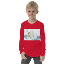 Load image into Gallery viewer, Premium Soft Jersey Crew - Polar Bear on Ice - Ronz-Design-Unique-Apparel
