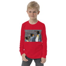 Load image into Gallery viewer, Premium Soft Long Sleeve - Three Emperor Penguins
