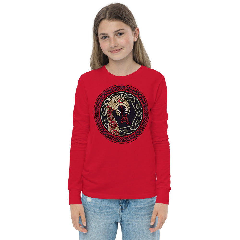 Premium Soft Long Sleeve - Viking Ship Dragon