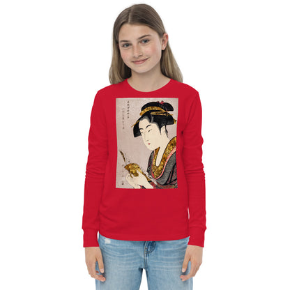 Premium Soft Long Sleeve - Japanese Lady Reading