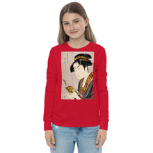 Load image into Gallery viewer, Premium Soft Long Sleeve - Japanese Lady Reading
