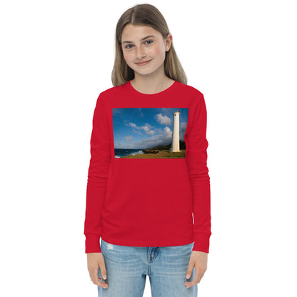 Premium Soft Long Sleeve - North Point Lighthouse: Big Island Hawaii