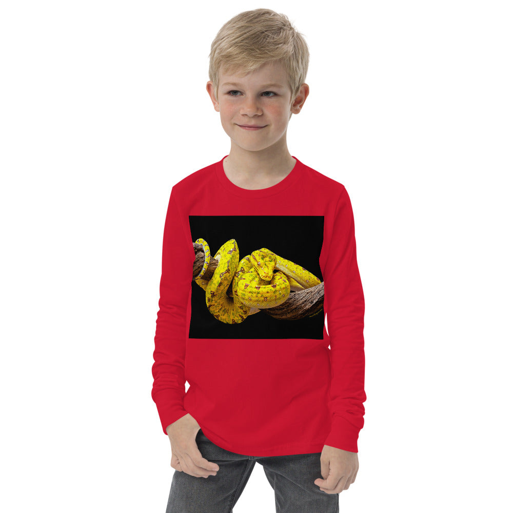 Premium Soft Long Sleeve - Yellow Green Tree Python