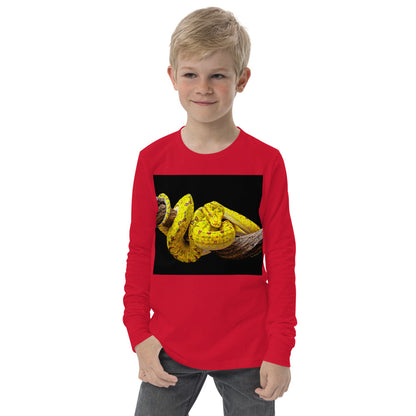 Premium Soft Long Sleeve - Yellow Green Tree Python