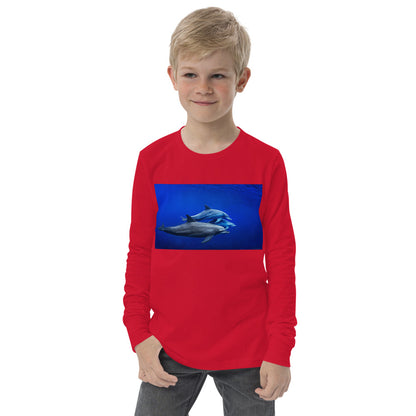 Premium Soft Long Sleeve - Dolphin Pod